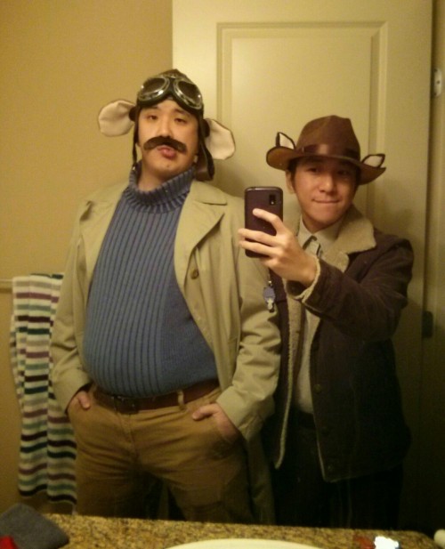 Oh yeah! My partner and I dressed up as Chip and Monty from Rescue Rangers for Halloween hahah