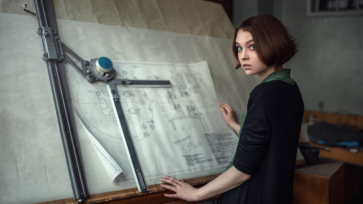 ivegottagirlcrush:  hot architect student porn… 