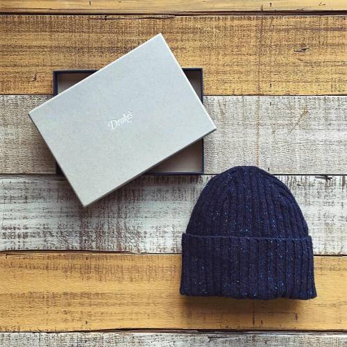 Cold head? A watch cap from @Drakes-Diary will keep it nice and toasty.