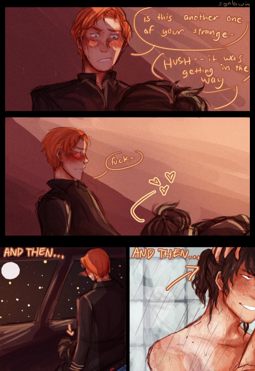 sigalawin:i have no explanation whatsoever other than i saw a textpost and thus this happenedbonus (