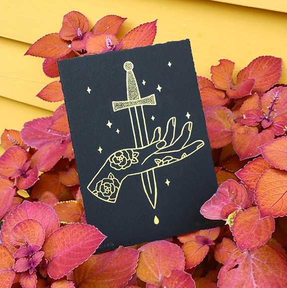 lordofmasks: Inktobers 1−6 ✨✨✨ Painting a bunch of gold hands for this year’s