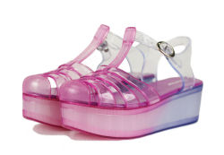 saving-haven:  gradient jelly sandals(more