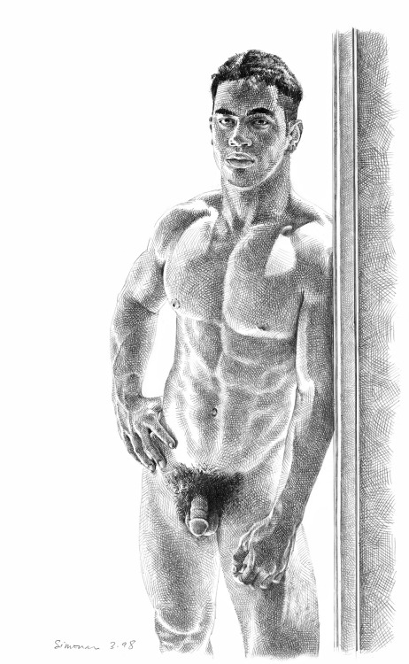 Royce at Noon, pencil drawing by Douglas Simonson (1998). Douglas Simonson websiteSimonson on EtsySi