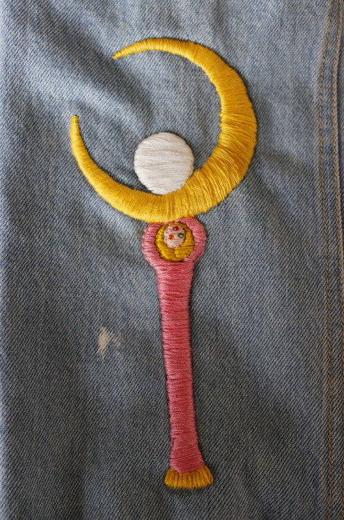paciamor:  My Sailor Moon embroidery project adult photos