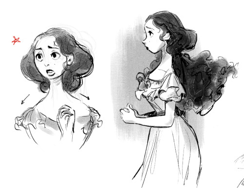 PHANTOM OF THE OPERA #4 PROCESS SKETCHES: CHRISTINE DAAEChristine’s ultimate role in the story is be