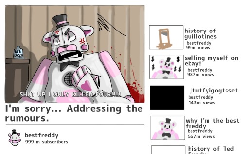 Funtime Freddy apology video be like-