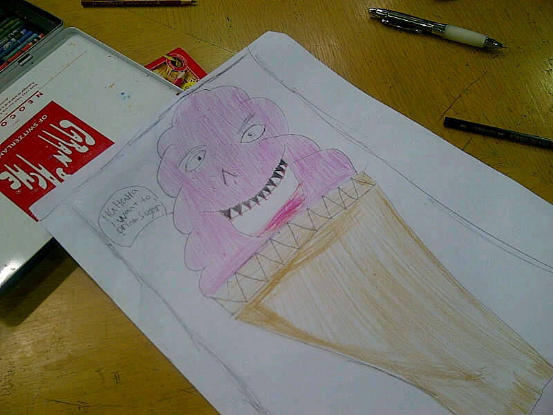 Vampire sundae