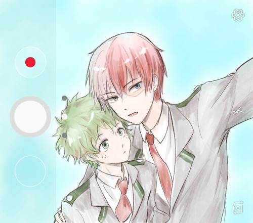 Tododeku selfie