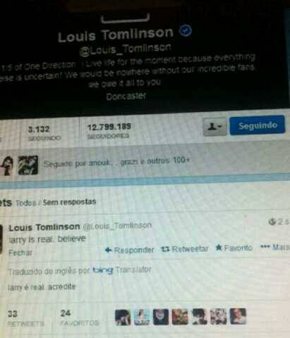 awnlarrystylinson:  Louis tweeted this and deleted after 2 seconds
