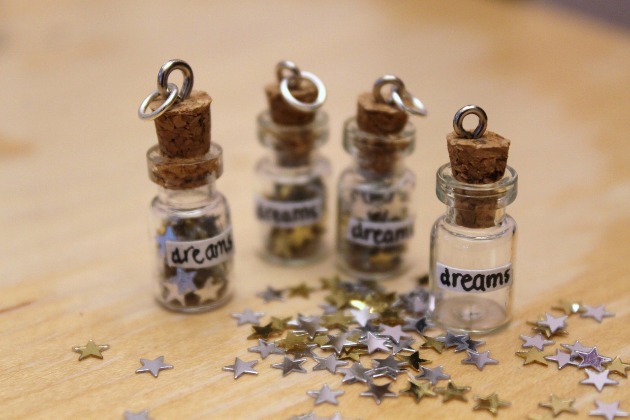 the-absolute-funniest-posts:  Two of my favorites, the Bottled Dreams Necklace and