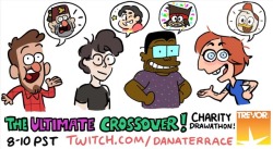 fuckyeahgravityfalls:https://www.twitch.tv/danaterrace   TheTrevorProject.org 