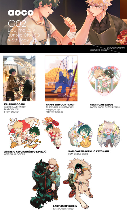 This is my catalogue for Doujima 2019! I will be at C-02 on Saturday and Sunday at Suntec City✨