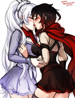 #537 WhiteRose (Weiss x Ruby)Commission meSupport