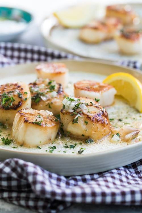 foodffs:Pan-Seared Scallops with Lemon Butter RecipeFollow for recipesIs this how you roll?