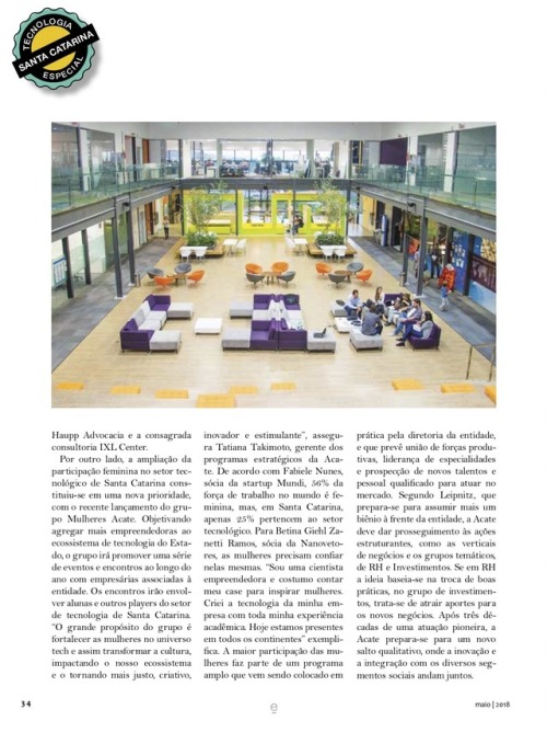 Revista Empreendedor destaca o posicionamento e o crescimento da ACATE no ecossistema de empresas de tecnologia de Santa Catarina e do Brasil.