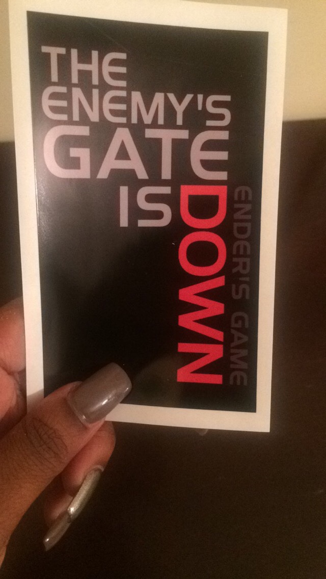like-water-forchocolate:my excitement is uncontainable   laptop stickers excite me.