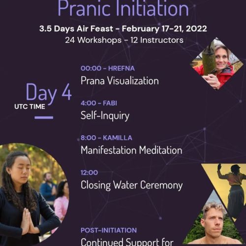 SAVE THE DATE!! 17/21FEB2022 ••PRANIC INITIATION•• Join the Pranic Family for 3.5 days of self disco