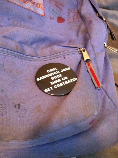 silentxwriter:Now my bag can be as hideously misandrist as I am!