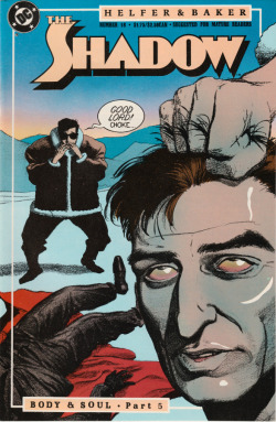 The Shadow, No. 18 (Dc Comics, 1988). Cover Art By Kyle Baker.from Anarchy Records