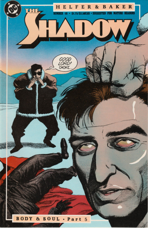 Porn photo The Shadow, No. 18 (DC Comics, 1988). Cover