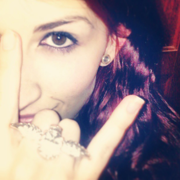 #goodnight #rock #girl #skull #redhair #rockgirl #shelikesrocknroll #--/