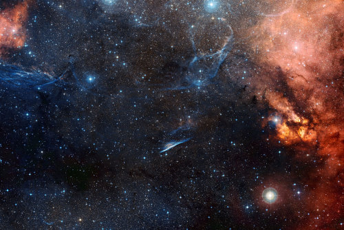 spaceexp:  Wide-field view of the Pencil Nebula