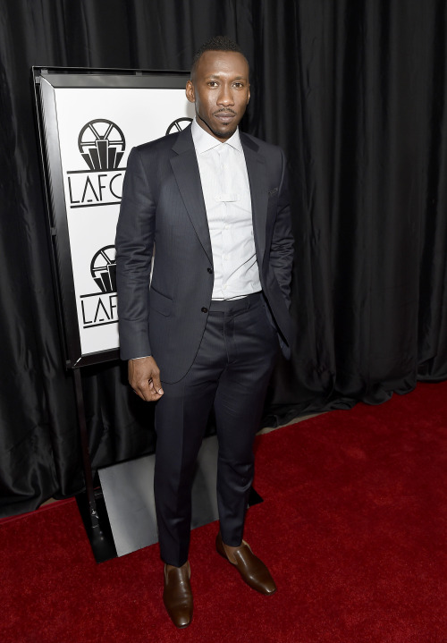 Mahershala Ali attends the 42nd annual Los Angeles Film Critics Association Awards at InterContinent