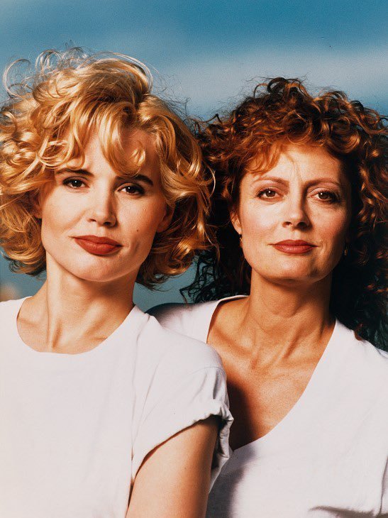 Geena Davis and Susan Sarandon photographed by Timothy White for TIME Magazine, June 1991