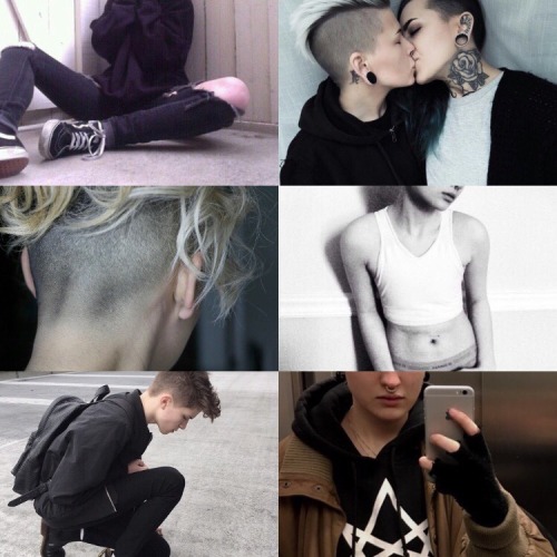 queerioaes: // punk transmasc moodboard //