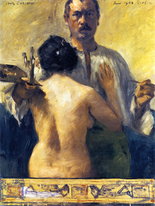 Lovis Corinth, Der Maler und sein Modell, 1903