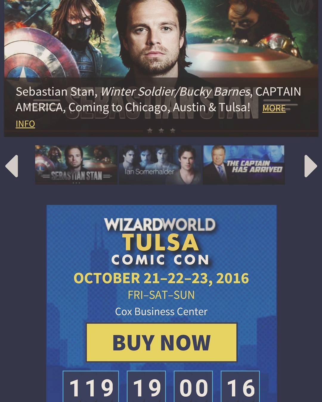 I’m making a choice. It’s a big choice. I’ll let you know that I never go anywhere. I’ve been stuck in Missouri my whole life with no opportunities to see the world. This is my chance to step up. I’ve decided to go to Tulsa, OK to #wizardworld This...