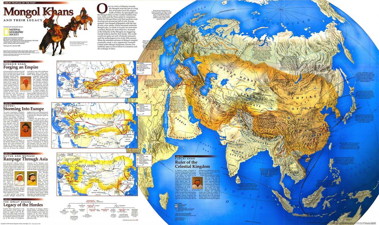 mongolian empire map