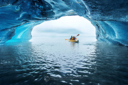 seafarers:  Alaskan Ice Caves by Pete Piriya