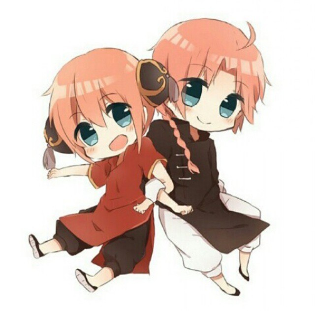 Bittersweet Memories Gintama Kagura Kamui Brothersister Chibi