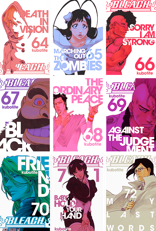 sawamuhra:   sawamuhra-deactivated20170628: bleach volume covers 1-72   