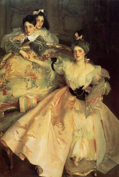 artfortheages:  John Singer Sargent - Mrs. Carl Meyer (Lady Meyer) and her two Children (1896) 