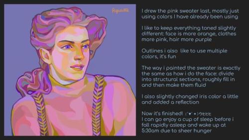 I have finally done it: I have done a process of how i paint weeeeheeee This is a quick tutorial of 