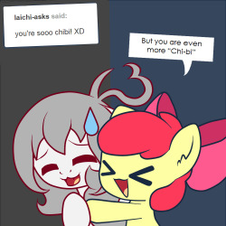 ask-laichi:asklittleapplebloom:-Apple Break-