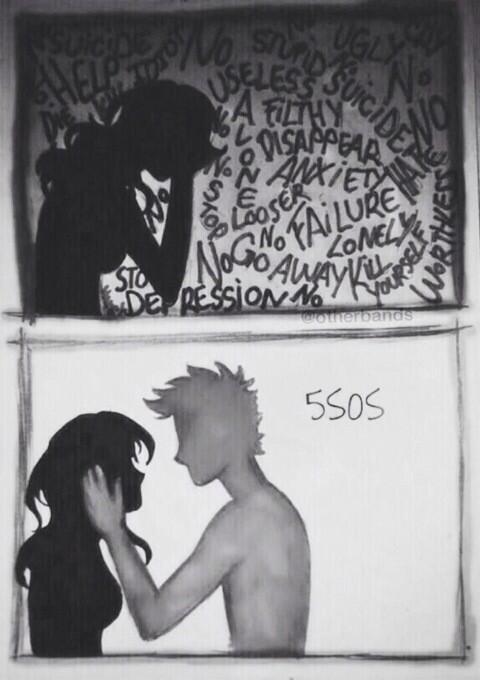 fangirlx5sos:  “ Real bands save fans, real fans save bands. ” - Michael Clifford 