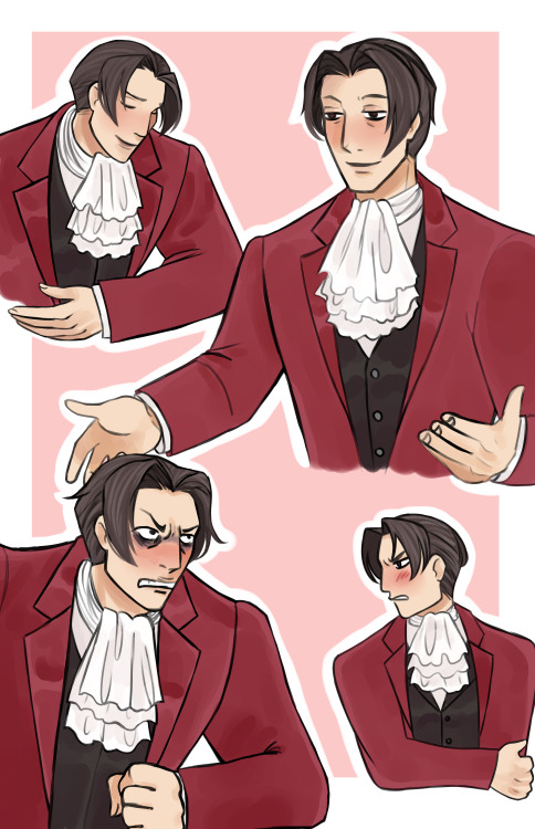Edgeworth has the best sprites in the game for sure