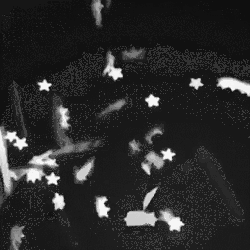 glitteringstardust: aromantic flag stimboard with glitter, transluscent things, and galaxy stuff req