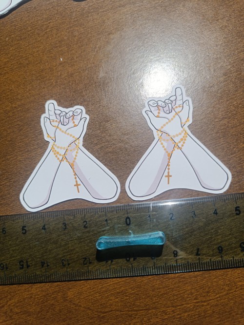 I Liked The Rosary So I Made That One Into A Sticker Too