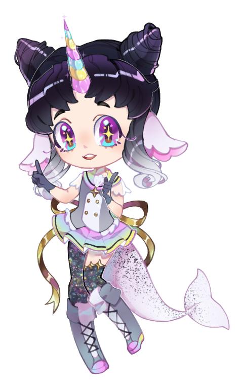 shiro-art-only:  Mascot redesign-pastel cmyk