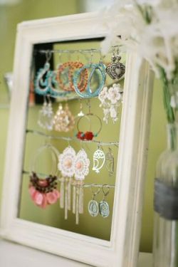 Annabanks: Stayed In Tonight And Did #Diy #Vintage Earring Holder! 