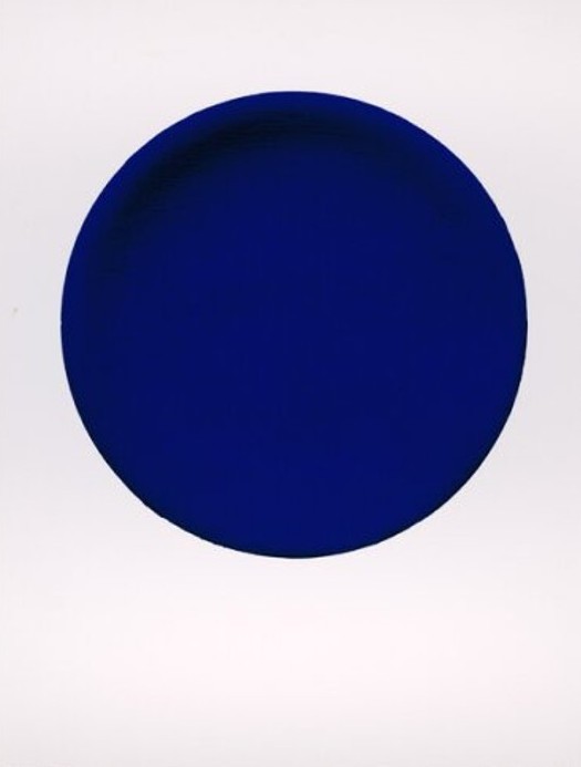 scarymansion:  Yves Klein Disque Bleu, 1957