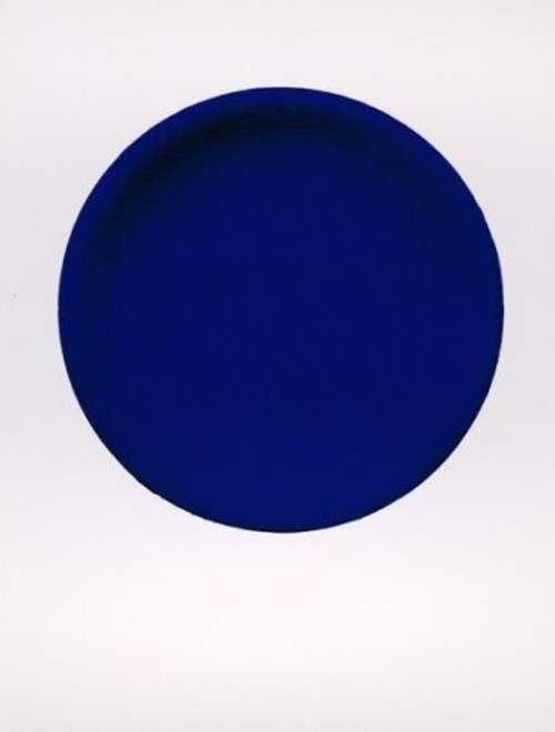 scarymansion:  Yves Klein Disque Bleu, 1957