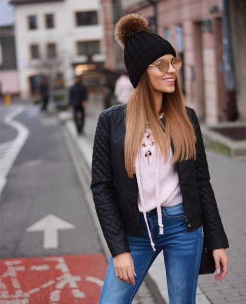 zafulfashion: @aimstyle_official in our Lace Up V Neck Long Sleeve Sweater  【Shop the sweater h