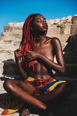 kingkesia:  They don’t want us to have all this melanin. photo by @jamieblakIG: kingkesia 
