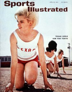 vintageeveryday:  Flamin’ Maimie’s Bouffant Belles: How big hair got these runners on the cover of Sports Illustrated in 1964.