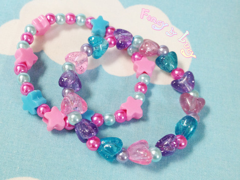 PARTNER SHOP PROMO POST!!  FANCY BY LUCY ♥ The sweetest bracelets from all the intertnet!! Pastel st